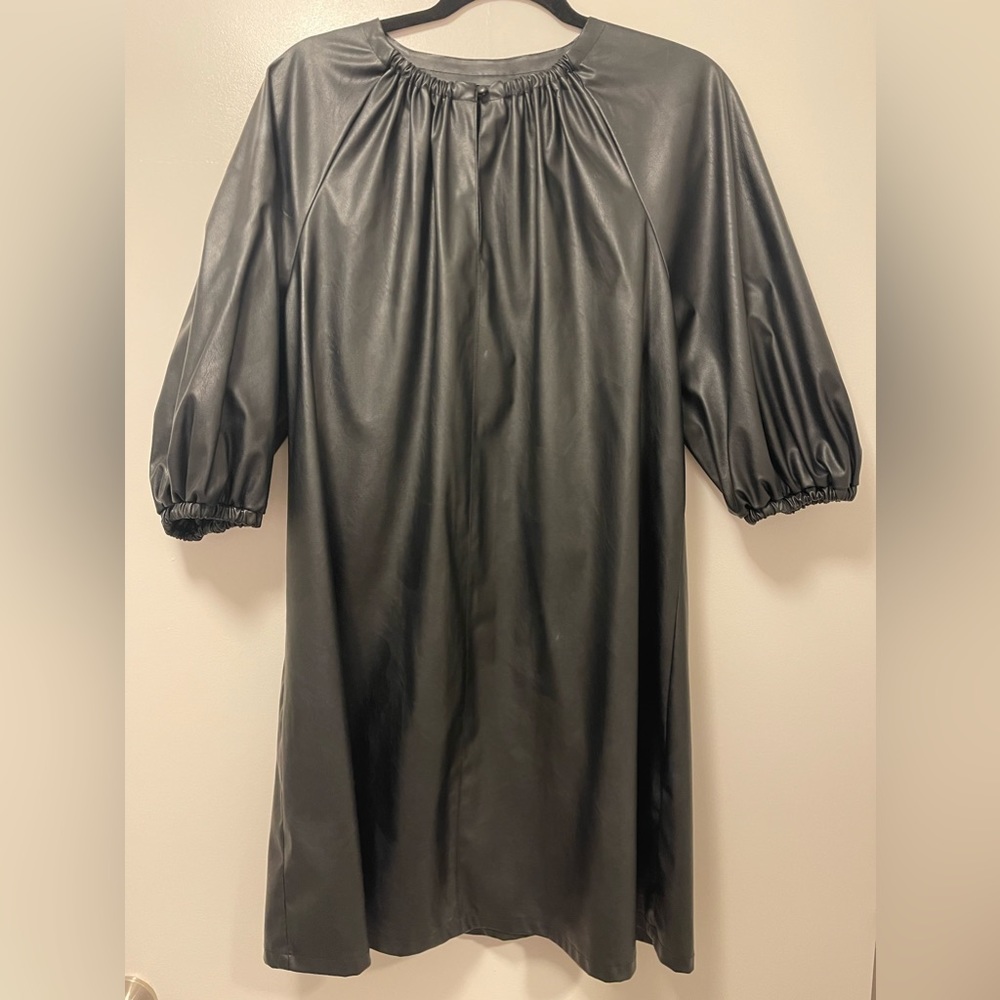 Who what wear leather dress